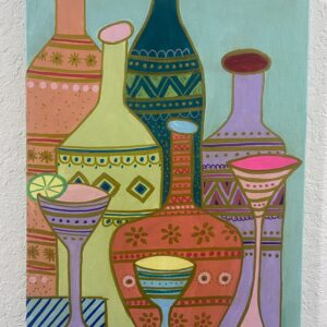 Bottles and Brushstrokes