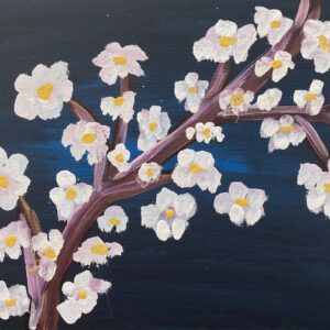 Blossoming happiness