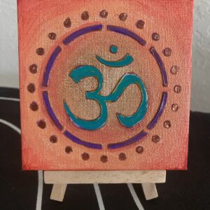 Om (red- teal)