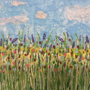 Textured wildflowers