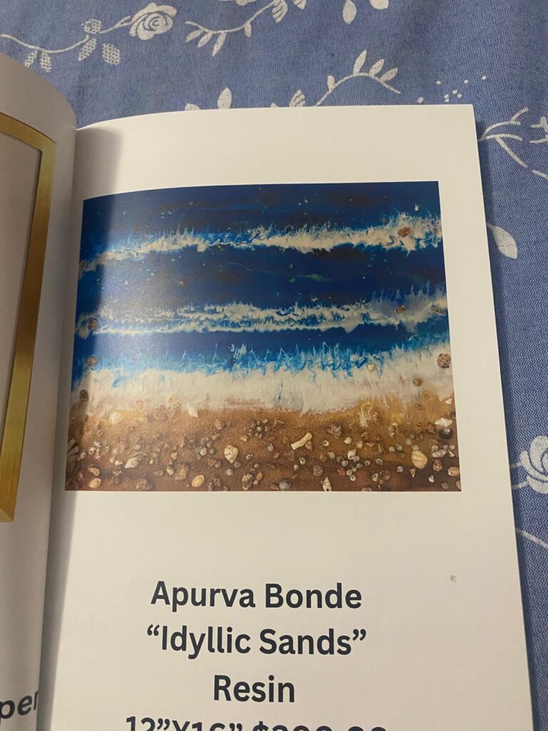 Idyllic sands art resin
