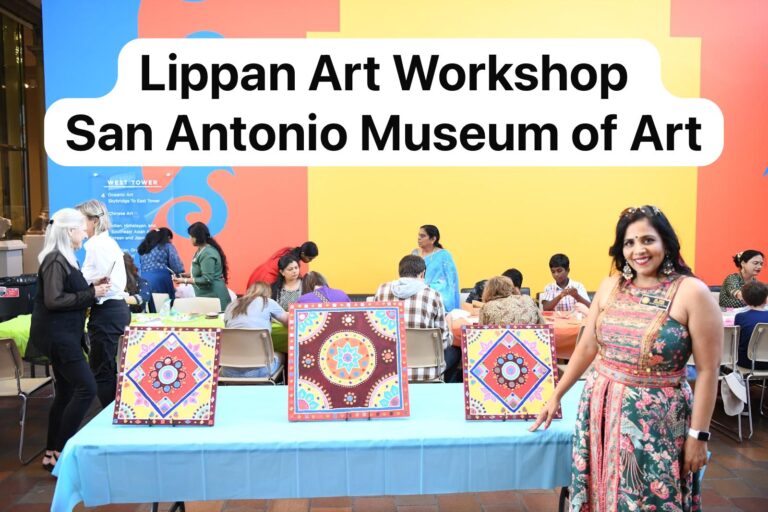 Lippan art workshop giving back
